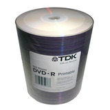 Dvd Virgen Tdk X 100  Printable 8x En Bulk-envio Gratis 