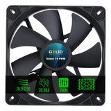 Fan Cooler Gelid 140mm Silent 14 Pwm Black 20db 78.5cfm 4pin