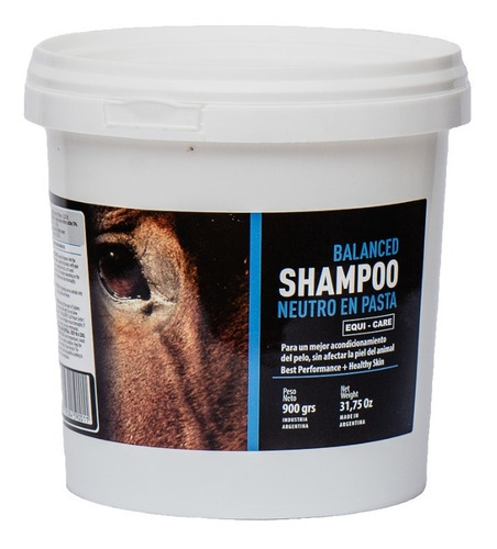 Shampoo Neutro En Pasta Caballos 1000cc Equitacion Equi Care