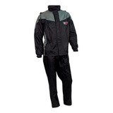 Impermeable R7 Racing Premium M Negro Gris A562