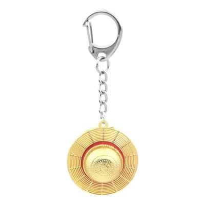 Llavero Metálico Sombrero De Paja Luffy One Piece Con Gancho | Meses sin interés