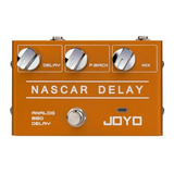 Pedal De Guitarra Joyo Nascar Delay Cor Laranja