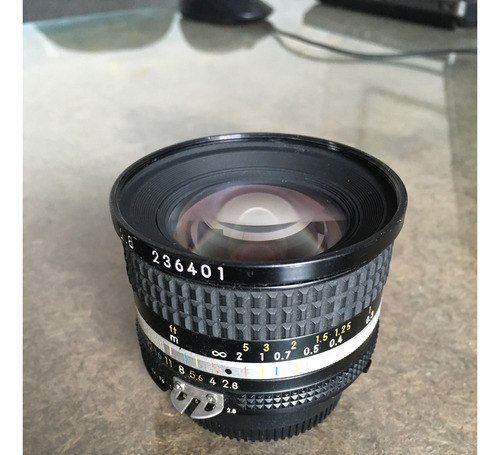 Lente Nikon 20mm 1:2.8 Ai-s