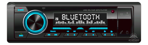 Rádio Auto Som Automotivo Melhor Q Soni C/ Chicote 2usb Novo