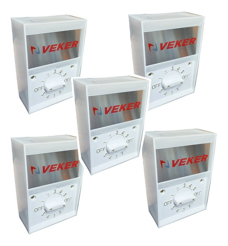 5 Pzs Control Pared Para Ventilador De Techo Universal Veker