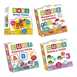 Cubi Letras, Numeros, Frases-juego De Aprendizaje-children's