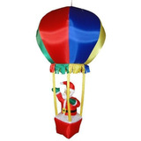 Balão Inflável Natal Papai Noel Motor 127v 170x90cm -saldão