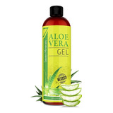  Gel Orgánico Aloe Vera De Tamaño De 12 Oz 100% Sin Xantano