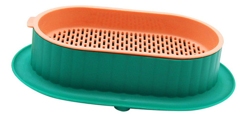 Caja De De Hierba Gatera Naranja Verde Naranja Verde