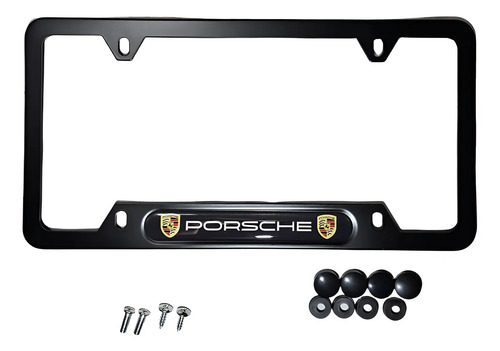 Porsche Portaplacas Tipo Fibra De Carbono Vw