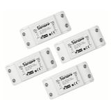 4pcs Sonoff Wifi Domotica Inalambrico Interruptor Inteligent