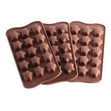 Silicona E Con 15 Orificios Para Chocolate, Tarta, Gelatina