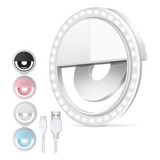 Mini Aro De Luz Led Selfie Anillo Celular Smartphone Usb