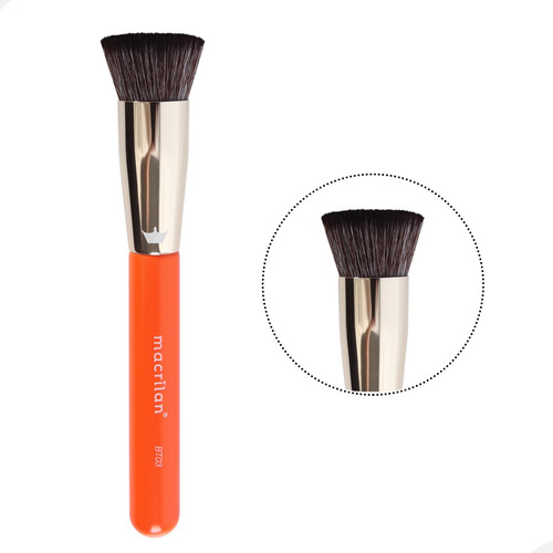 Pincel Kabuki Para Base Beauty Tools Macrilan Bt03