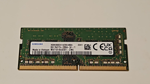 Memoria Ram 8gb Ddr4  Pc4 3200 Samsung Para Notebook