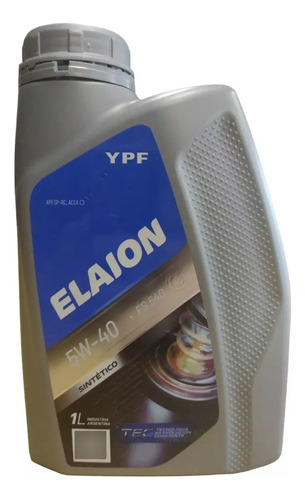 Ypf Elaion F50 5w40 X 1l Sintetico 100% Original