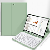 Funda C/teclado Aoub Para iPad 9g/8g/7g 10.2inch Light Green