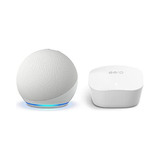 Echo Dot 5ª Gen Con Router Wifi Eero Mesh Color Blanco