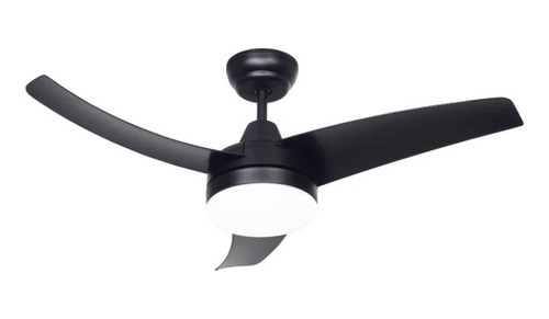 Ventilador Moderno Techo 421b 24w Led Negro