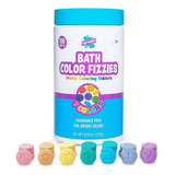 Tub Works® Bath Color Fizzies, 150 Unidades | No Tóxico Y Si