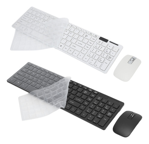 Teclado Y Mouse Bluetooth Inalambrico Con Lámina Impermeable