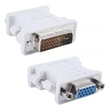 Adaptador Dvi-i 24+5 Pinos Macho P/ Vga 15 Pinos Femea