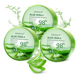 Paquete De 3 Gel Orgánico De Aloe Vera Para Cara Y Cuerpo, 9