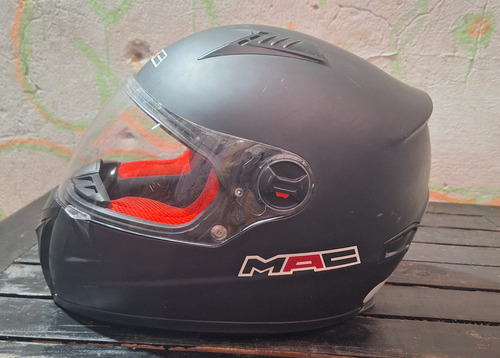 Casco Mac Negro Mate Ecer22-05/ Xs/ 53 - 54 Cm 