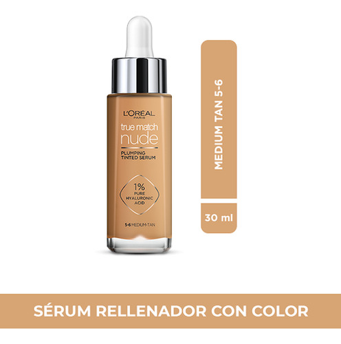 Suero Loreal Paris Con Color Base True Match Medium Tan X 30