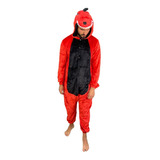 Pijama Mameluco Disfraz Rose Girl Hombre Dragón Rojo