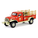 Greenlight Smokey Bear 1946 Dodge Power Wagon Fire Truck S3 Color Rojo