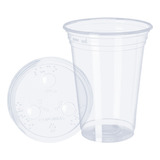 Vaso Fast Food 400 Ml Con Tapa Ciega X 50 Unidades