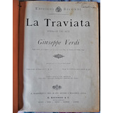 La Traviata - Giuseppe Verdi - Ed Ricordi - Canto Y Piano