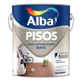 Alba Pintura Pisos Antideslizante  20 Lt Colores - Acabado Mate Color Verde Tenis