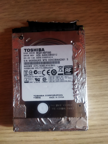 Disco Toshiba Hdd Con Protector 500gb Para Pc Notebook