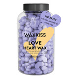 Waxkiss Love Heart Wax Beads Para Depilacion, Tarro De 10.6 