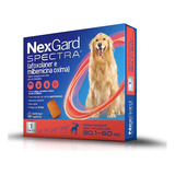 Nexgard Spectra Antipulgas/vermífugo Cães 30,1kg  60kg 1 Cpm