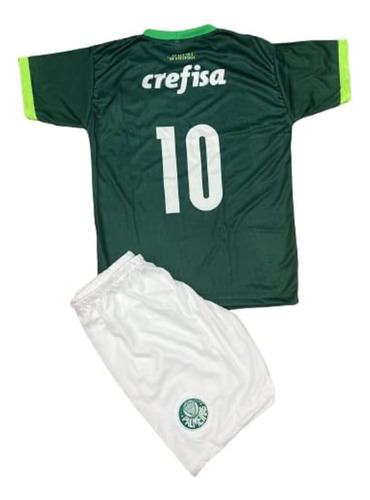 Kit Uniforme Infantil Camiseta E Shorts Times Brasileiros