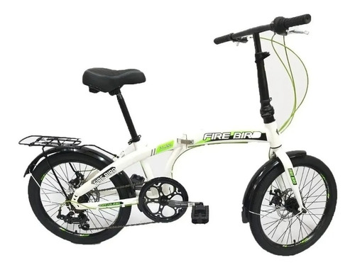 Bicicleta Plegable Firebird Curve Rodado 20 Frenos A Disco.