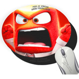 Pad Mouse Intensamente Inside Out Pelicula Furia Enojo