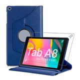 Capa Tablet Para Galaxy A8 Sm T290 T295 Giratoria + Pelicula