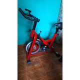 Bicicleta Fija Randers Arg-845sp Para Spinning Negro Y Rojo