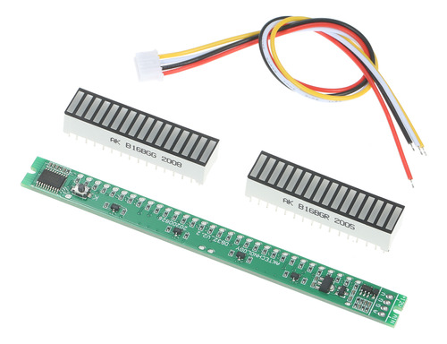 Módulo Medidor Nivel Audio Indicador 32 Niveles Vu Amplifica