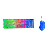 Set Teclado Y Mouse Gamer Rgb Multicolor M-450