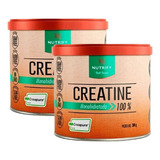 Creatine Creapure Monohidratada Nutrify 300g Kit 2 Unidades Sabor Neutro