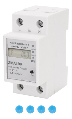 Medidor De Energia Inteligente Smartlife/tuya Meter Rail Ene