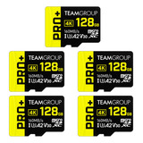 Tarjeta Teamgroup A2 Pro Plus 128gb X 5 Pack Micro Sdxc