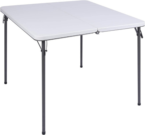 Mesa Plegable 86cm Para Jardin, Comedor, Exterior, Interior 