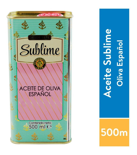 Aceite Sublime Lata 500 Ml X 12 - L a $96