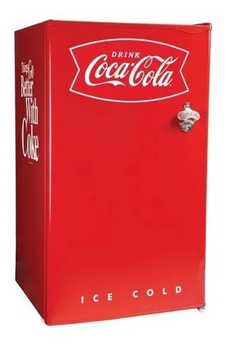 Refrigerador Frigobar Con Congelador Coca Cola 3.2 Pies